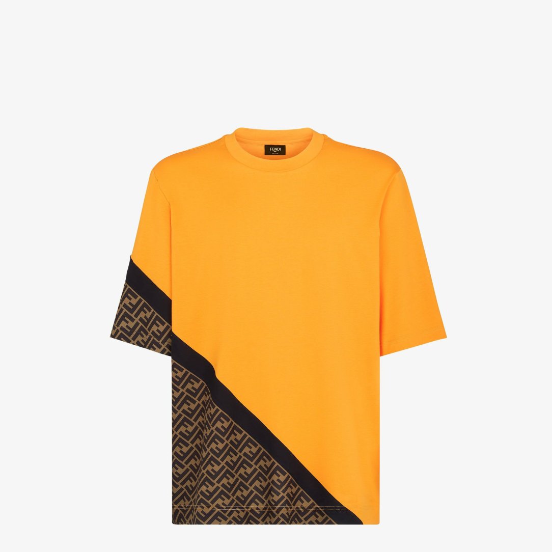 Homme FENDI T-Shirts Et Polos | T-Shirt Orange