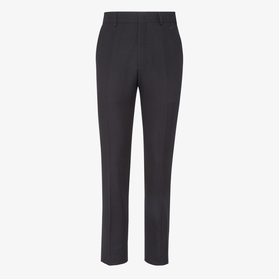 Homme FENDI Denim Et Pantalons | Pantalon Noir