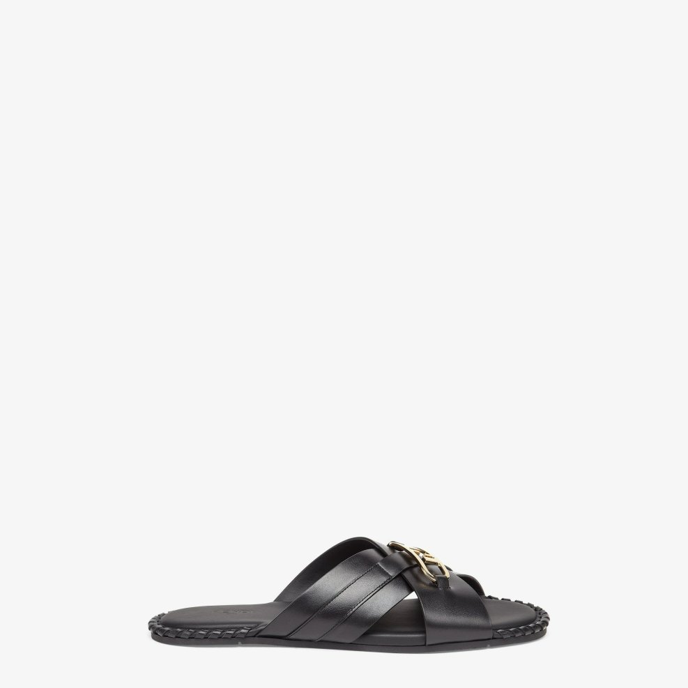 Homme FENDI Mules Et Sandales | Sandales Noir